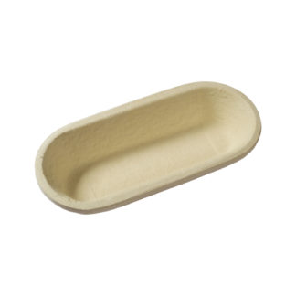 Gärkorb aus Holzschliff – lang, oval, glatt für Brote bis 1,5 kg